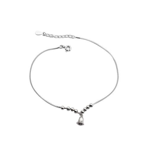 Bracelet en argent sterling à la mode, argent sterling 925, avec 3CM chaînes de rallonge, pour femme, argent, Longueur Environ 20 cm, Vendu par PC