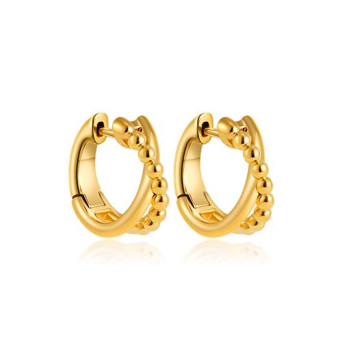 Prás Leverback Earring, plátáilte, do bhean, óir, Díolta De réir Péire