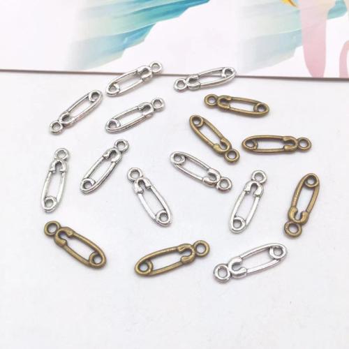 Zinc Alloy Pendants Safety Pin plated DIY Sold By Bag