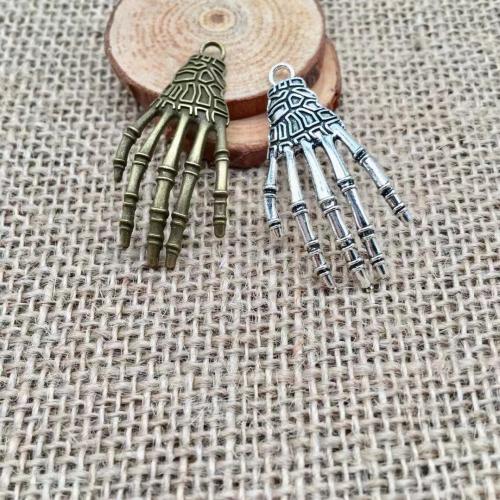 Zinc Alloy Hand Pendants plated DIY Sold By Bag