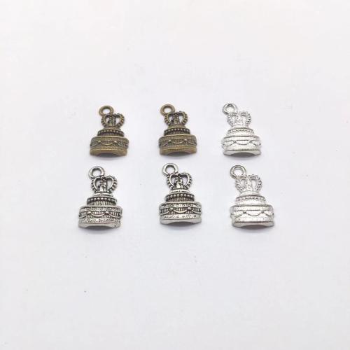 亜鉛合金ペンダント, 亜鉛合金, ケーキ, メッキ, DIY, 無色, 22x13mm, 100パソコン/バッグ, 売り手 バッグ