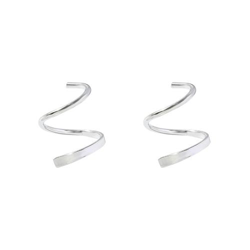 925 Sterling Silver Stud Earrings fashion jewelry & for woman Sold By Pair