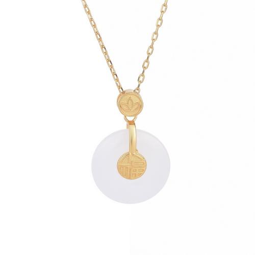 Collier en laiton, bijoux de mode & pour femme, Longueur Environ 45 cm, Vendu par PC