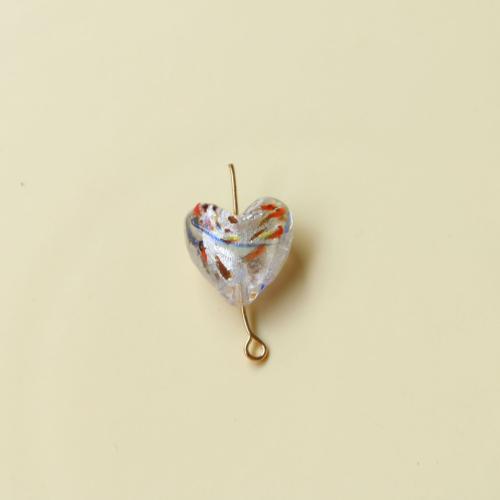 Lampwork Beads Heart DIY 10mm Sold By PC