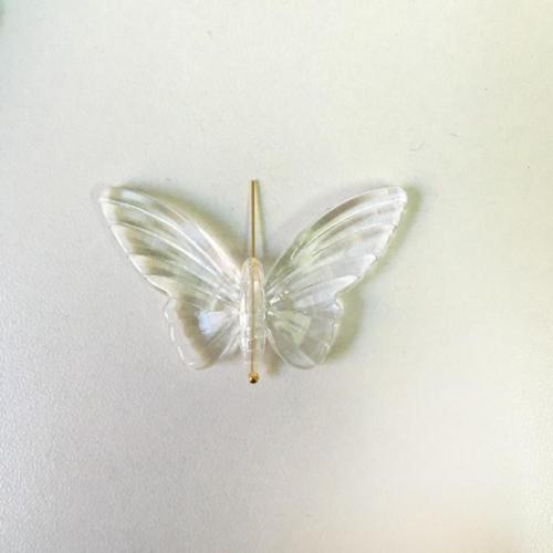 Transparent Acrylic Beads Butterfly multifunctional & DIY Sold By PC