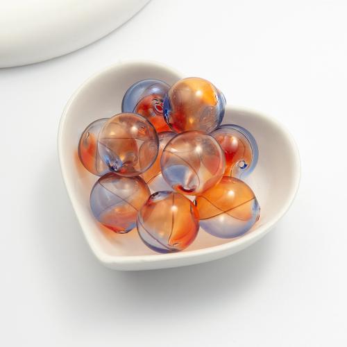 Fashion Glass Beads Round DIY 20mm Approx Sold By Bag