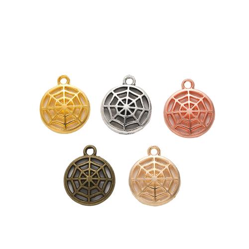 Zinc Alloy Pendants Spider Web plated DIY nickel lead & cadmium free Approx Sold By Bag