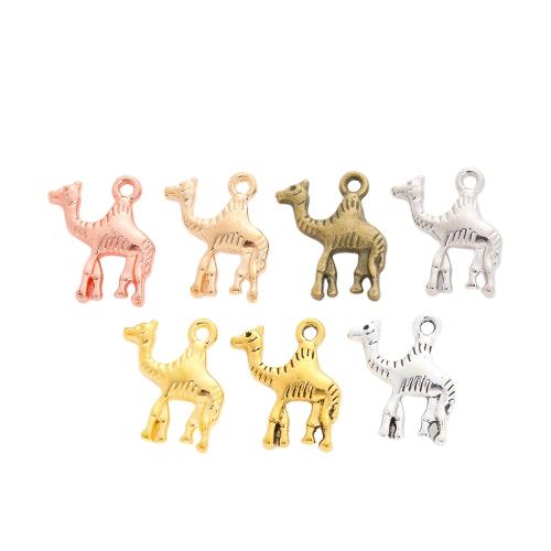 Zink Alloy Animal Hängen, Camel, plated, DIY, fler färger för val, nickel, bly och kadmium gratis, 11.03x14.54mm, Ca 100PC/Bag, Säljs av Bag