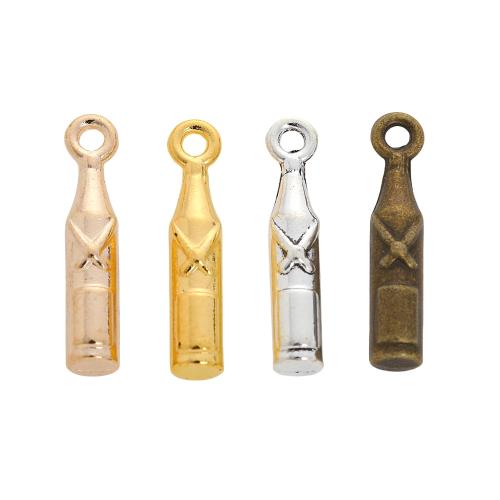 Zinc Alloy Pendants Bottle plated DIY nickel lead & cadmium free Sold By Bag