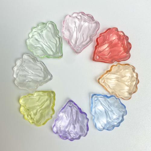 Acrylic Pendants petals injection moulding DIY Approx 2mm Approx Sold By Bag