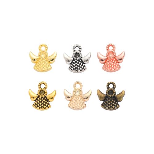 Zinc Alloy Pendants Angel plated DIY nickel lead & cadmium free Sold By Bag