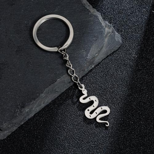 Stainless Steel Key Clasp 304 Stainless Steel Snake plated fashion jewelry Sold By PC