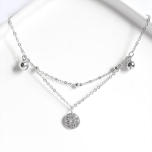 Mode Sterling zilveren Anklet, 925 Sterling Zilver, met 3CM extender keten, voor vrouw, zilver, Lengte Ca 21 cm, Verkocht door PC