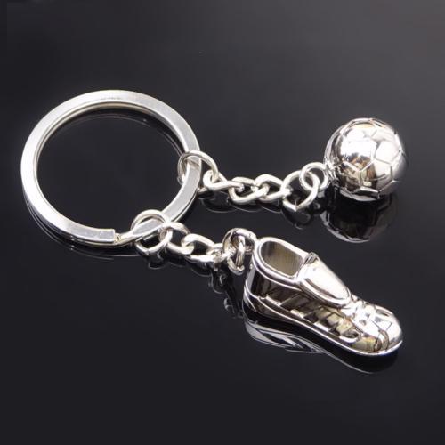 Zinc Alloy Key Clasp portable & multifunctional silver color Sold By PC