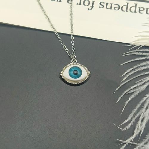 Zinc Alloy Jewelry Necklace with Resin with 5cm extender chain plated Unisex Length Approx 45 cm Sold By PC