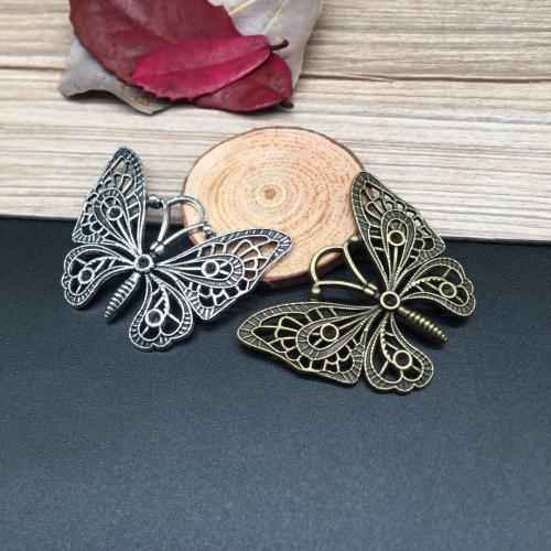 Zinc Alloy Animal Pendants Butterfly plated DIY Sold By Bag