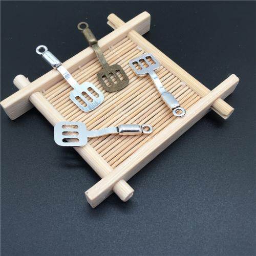 Zinc Alloy Pendants Shovel plated DIY Sold By Bag