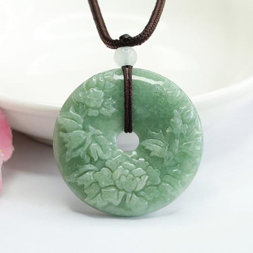 Gemstone Pendants Jewelry Jadeite Carved folk style & DIY Sold By PC