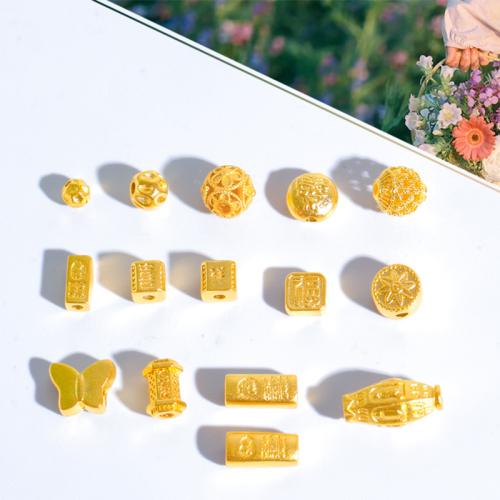 Brass Spacer Beads sang gold plated DIY Sold By PC