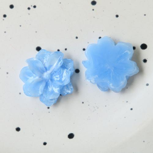 Haar Clip Bevindingen, Hars, Bloem, DIY, meer kleuren voor de keuze, 23x23mm, Verkocht door PC