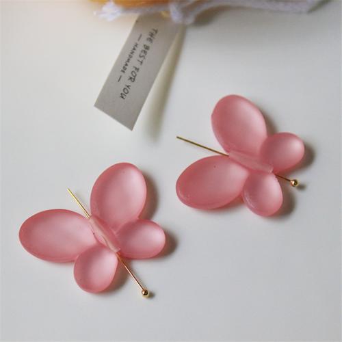 Resin Jewelry Beads Butterfly DIY 13mm Sold By PC