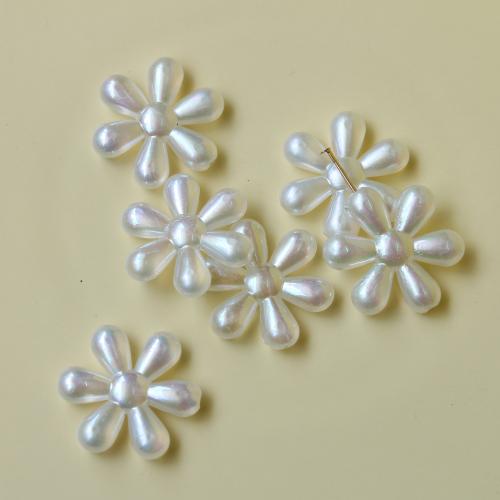 Perline in plastica, Fiore, DIY, 25x25mm, Venduto da PC