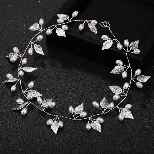 Headband Zinc Alloy with Plastic Pearl fashion jewelry & for woman 530mm Sold By PC