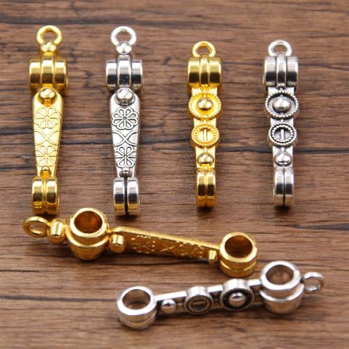 Zinklegering Connector, Zinc Alloy, plated, DIY, meer kleuren voor de keuze, nikkel, lood en cadmium vrij, Ca 100pC's/Bag, Verkocht door Bag