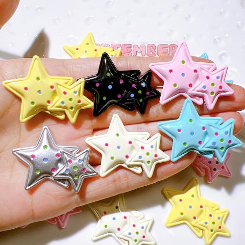 Hair Accessories DIY Findings Resin Star Sold By PC