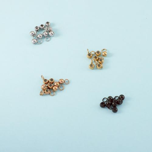 304 roestvrij staal Positioning Bead, plated, DIY, meer kleuren voor de keuze, Verkocht door PC