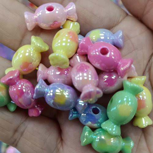 Plated Acrylic Beads Candy DIY Approx 2.5mm Sold By Bag