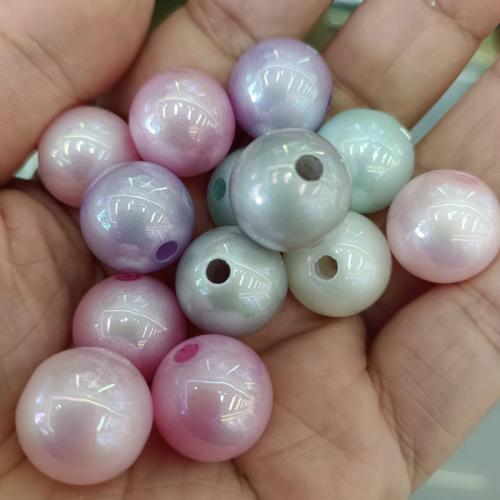 Acrylic Jewelry Beads Round DIY 16mm Sold By Bag