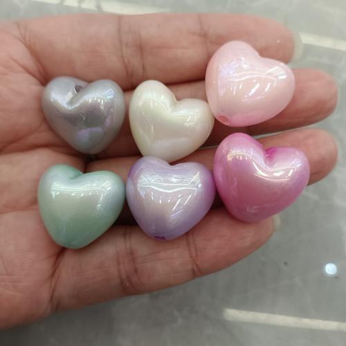 Acrylic Jewelry Beads Heart DIY Sold By Bag