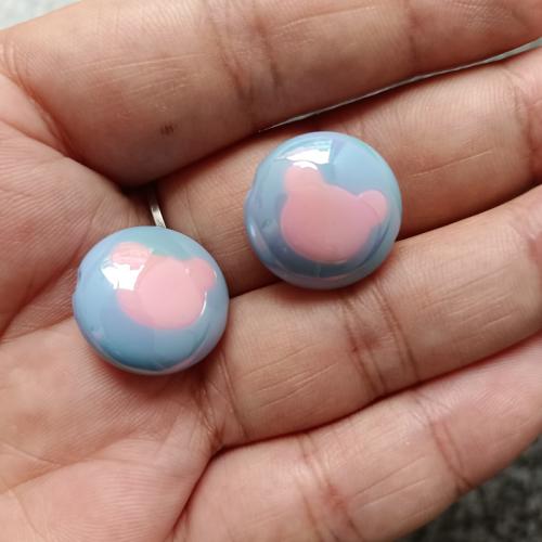 Acrylic Jewelry Beads DIY 18mm Sold By Bag