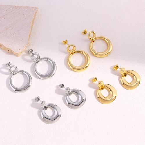 Brass Stud Earring plated & for woman & hollow Sold By Pair