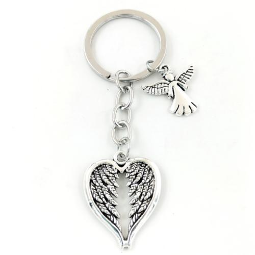 Zinc Alloy Key Clasp portable & multifunctional silver color Sold By PC