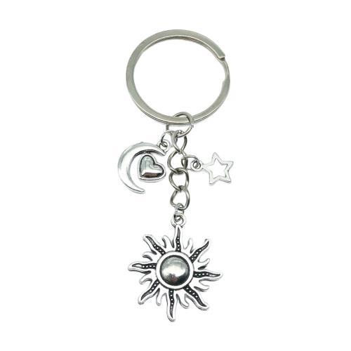 Zinc Alloy Key Clasp portable & multifunctional silver color Sold By PC