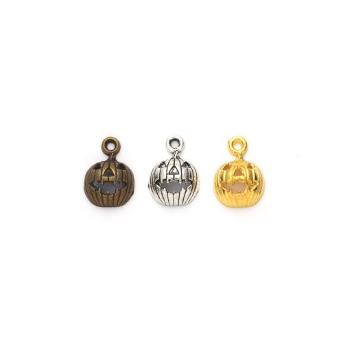 Zinc Alloy Pendants Pumpkin plated DIY Sold By Bag