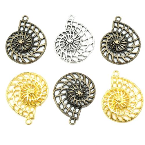 Zinc Alloy Pendants Conch plated DIY Sold By Bag