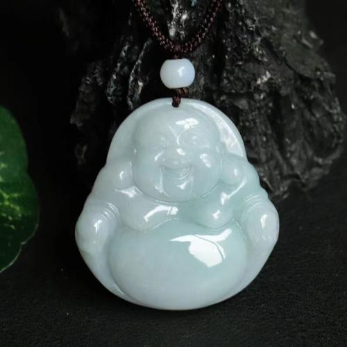 Gemstone Pendants Jewelry Jadeite Carved folk style & DIY Sold By PC