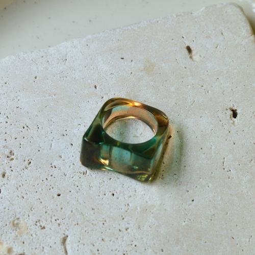 Harz-Fingerring, Harz, Modeschmuck & DIY & für Frau & Epoxy Aufkleber, keine, Innendurchmesser:ca. 17mm, verkauft von PC