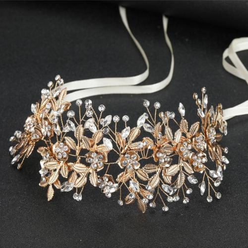 Headband Zinc Alloy fashion jewelry & for woman & with rhinestone Sold By PC