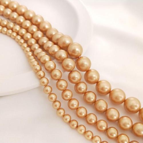 South Sea Shell Beads Shell Pearl Round DIY Sold Per Approx 40 cm Strand