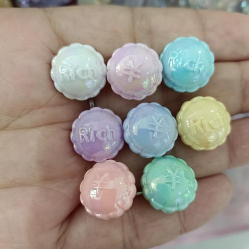 Plated Acrylic Beads DIY 16mm Sold By Bag