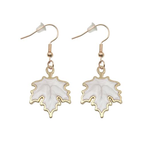 Zinc Alloy Drop Earrings for woman & enamel Sold By Pair