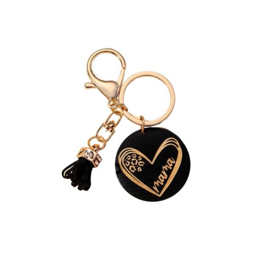 Zinc Alloy Key Clasp with Wood portable & multifunctional Sold By PC