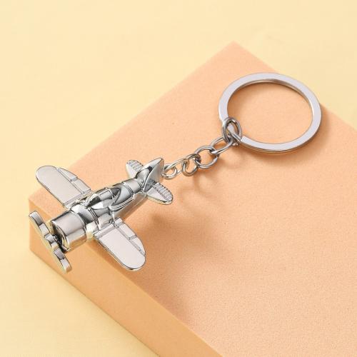 Zinc Alloy Key Clasp portable & multifunctional silver color Sold By PC