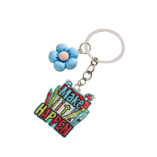 Zinc Alloy Key Clasp with Acrylic portable & multifunctional Sold By PC