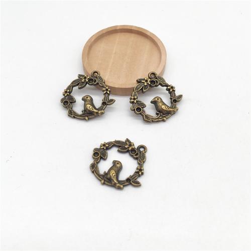 Zinc Alloy Pendants Cage antique bronze color plated DIY Sold By Bag