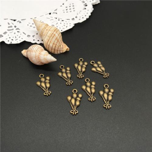 Zinc Alloy Pendants Balloon antique bronze color plated DIY Sold By Bag